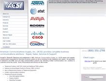 Tablet Screenshot of acsiinc.com